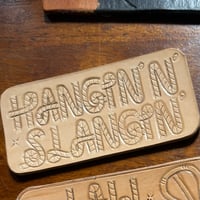 Image 5 of HANGIN’ N’ SLANGIN’ LEATHER PATCH CAP