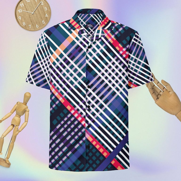 Take Me To The 80's Unisex Button Shirt Image 3