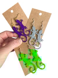 Image 2 of Custom Land of Lizards Earrings