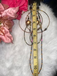 Image 3 of Stardust Shine large Hoop earrings 