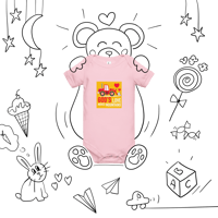 Image 5 of Baby short sleeve one piece (God's love moves mtn.)