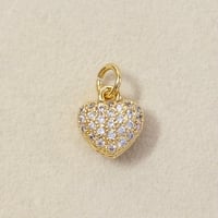 Bubble Heart Charm
