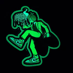 Image of RASTA FLY GUY PIN AND SLAP
