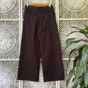 Image of Linea pants - Black Sateen