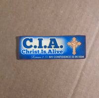 C. I. A.   CHRISTIAN  Bumper Sticker 