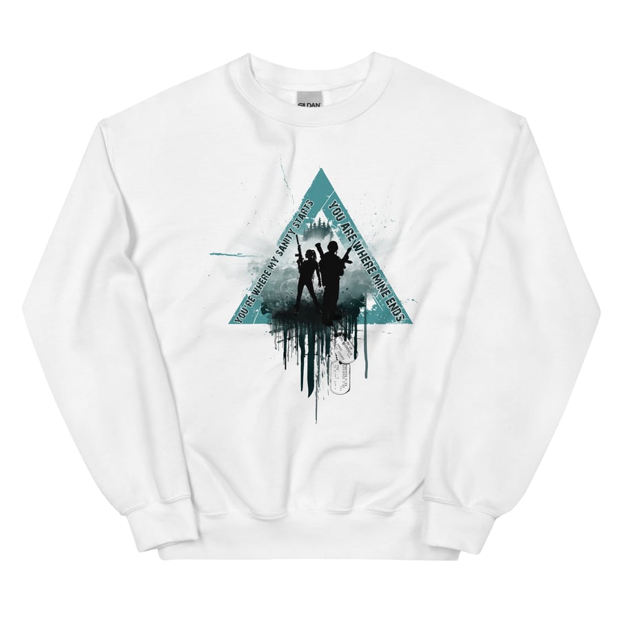 Image of Officially licensed leave me behind sanity ends Unisex Sweatshirt