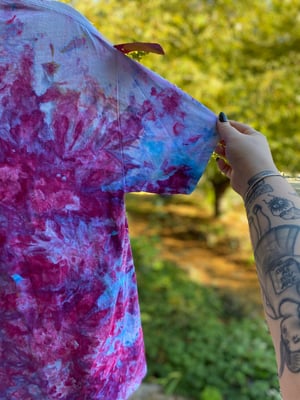 Image of MEDIUM Disrespect Your Surroundings Tie Dye Shirt 1