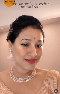 Image 5 of Daina_Premium Australian Diamond Set with Earrings C