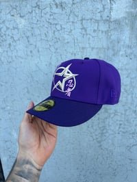 Image 2 of MULTI TONE PURPLE HOUSTON ASTROS CUSTOM FITTED CAP