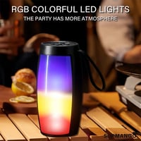 Image 5 of Bluetooth RGB Wireless Speaker with LED Lights Portable Stereo