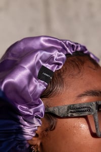 Image 2 of "AMETHYST" LUXURY SATIN BONNET