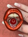 PHONE GRIP - Red Lips With Cordial Cherry