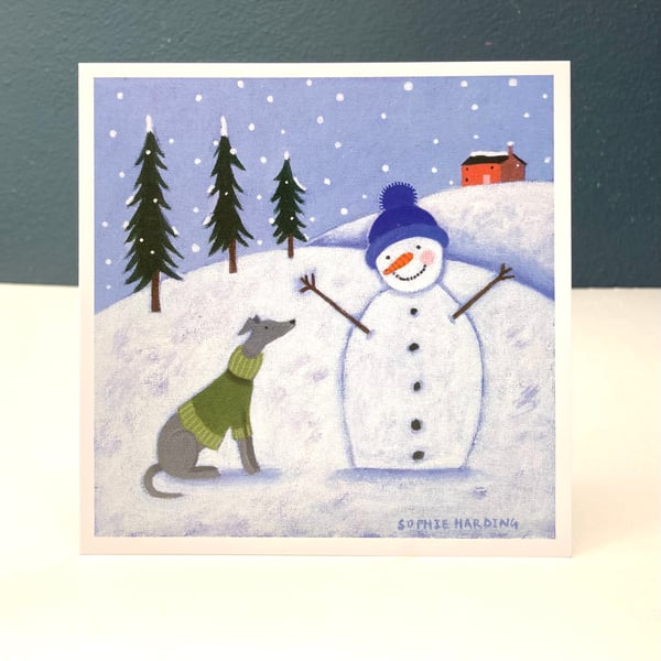 Image of Whippet Christmas cards