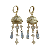 Gold Shell Dangles 1