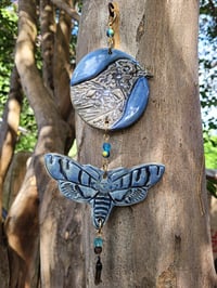 Image 1 of Raven and Moth Wall Hanging MADE-TO-ORDER