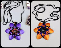 Image 1 of Halloween Flower Pendant 