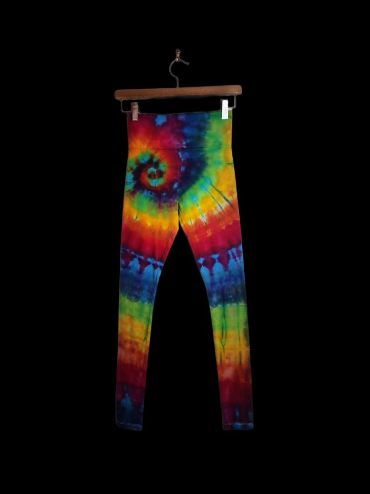 Image of Small rainbow high rise leggings 