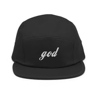 Image 1 of 5 Panel Cap - God has your back 