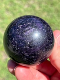 Image 8 of Charoite & Aegirine Sphere I Siberia Russia #2878