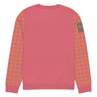 Image 12 of My Madrina Knitted crew neck sweater  (pink)