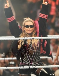 Image 3 of WWE Natalya autographed 8x10 photo W/SD Womens belt