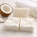 JABON de COCO  olor unico y tropical exfoliante y blanquiador 
