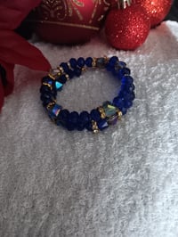 Image 2 of Blue Wrap Bracelet 