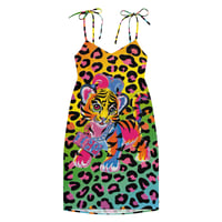 Image 1 of LisaFrankenLettes Tie-me-up Slip Dress