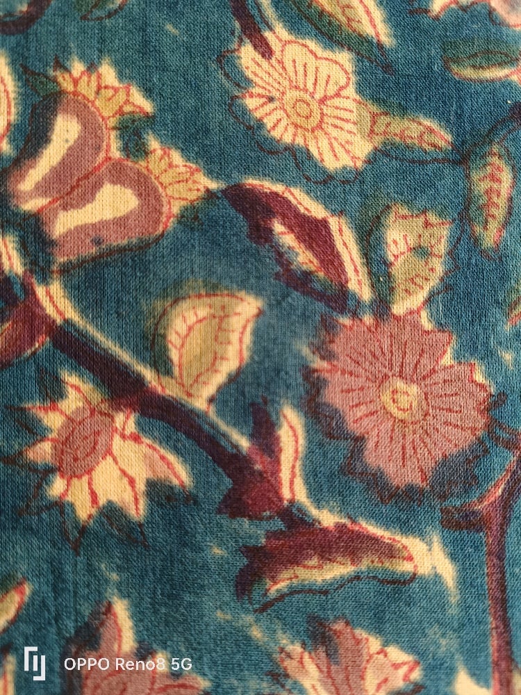 Image of Namasté fabric bleu nuit*