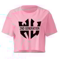 Image 4 of 2GWU Beyond Logo / B.C.A Pink Women’s Crop Top