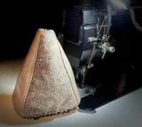 Image 1 of Tweed mocha leather shift boot