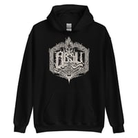 Image 1 of ABSU - ALTERNATE PELAGIC LOGO l (VINTAGE WHITE PRINT) HOODIE