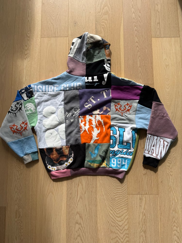 Recycled Patchwork Hoodie 2 | JOSH JOZSEF