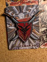 Image 1 of 3 Inches Of Blood - Fire Up the Blades Enamel Pin