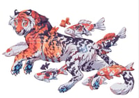 Print - koi tiger