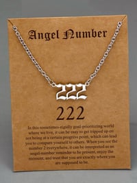 Image 2 of Angel Numbers Necklace 