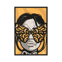 Image 2 of “MONOCHROME” PRINTED CANVAS 