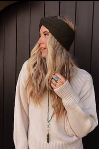 Image 1 of Sunol Fuzzy Headband ( olive)