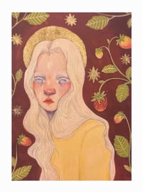 Image 2 of ‘The Saint Of Strawberries’ - A4 Prints