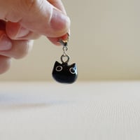 Image 2 of Black Cat Stitch Marker