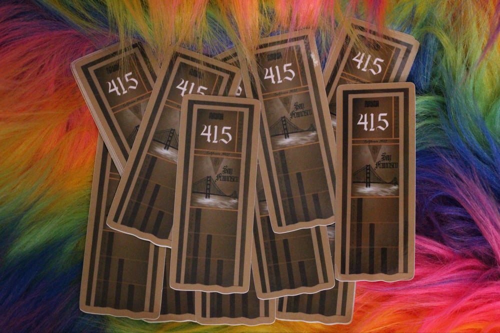 Image of Neutral Brown Muni Transfer Stickers 🤎✨