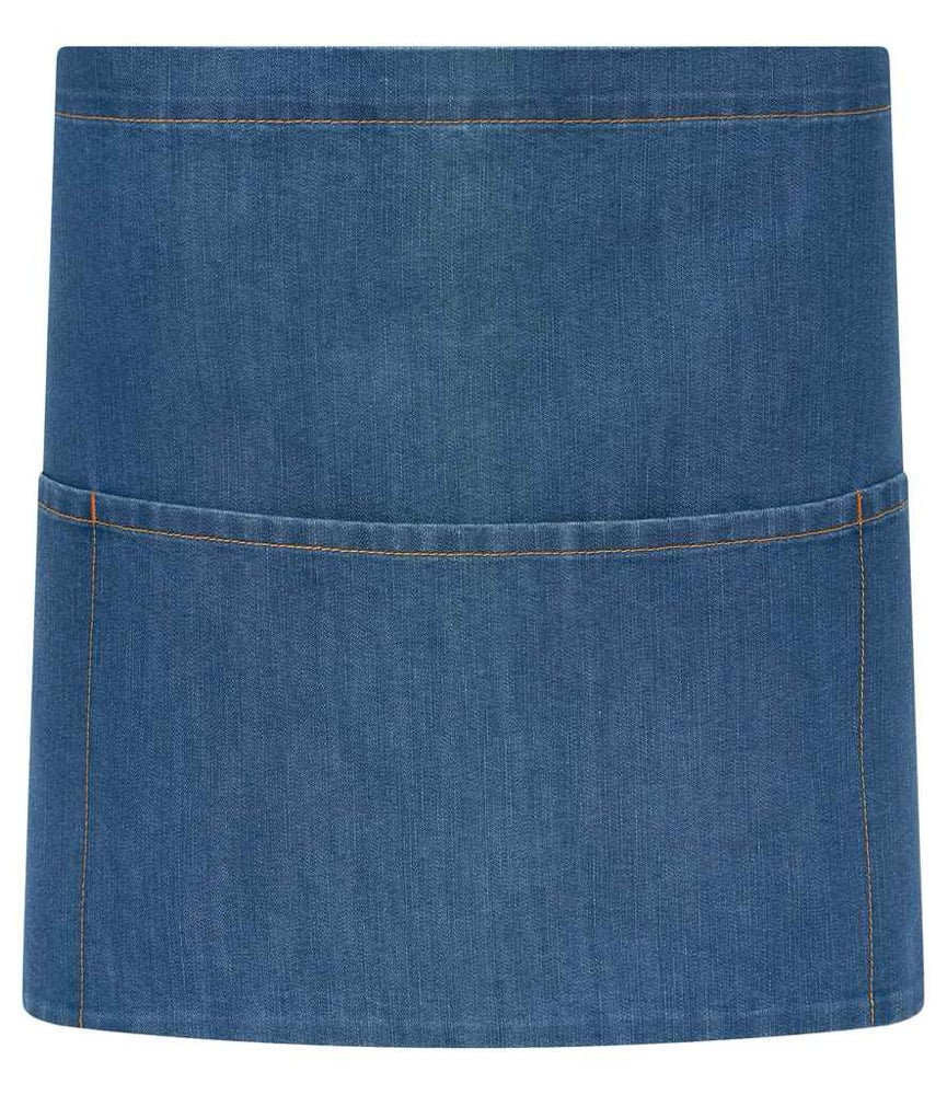 Image of Embroidered denim aprons personalised 