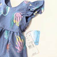 Image 3 of Infant Girls Disney The Little Mermaid Ariel Empire Waist Dress