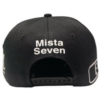 Image 3 of Mista Seven Signature “EAST” Snapback Black/White