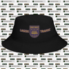 LAGOS TRAFFIC LUX COUTURE TWILL BUCKET HAT (OLD GOLD/ LILAC)