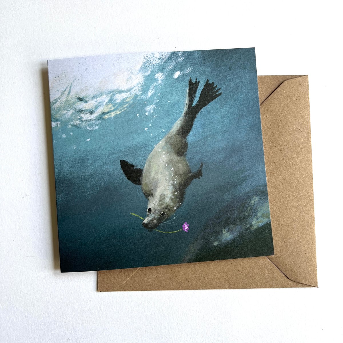 Image of Underwater - Set of 4 Luxury Greetings Cards