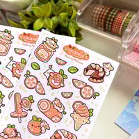Image 2 of Orange Dessert | Matte Sticker Sheet