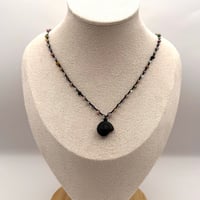 Image 2 of Mixed Gemstone Seashell Necklace