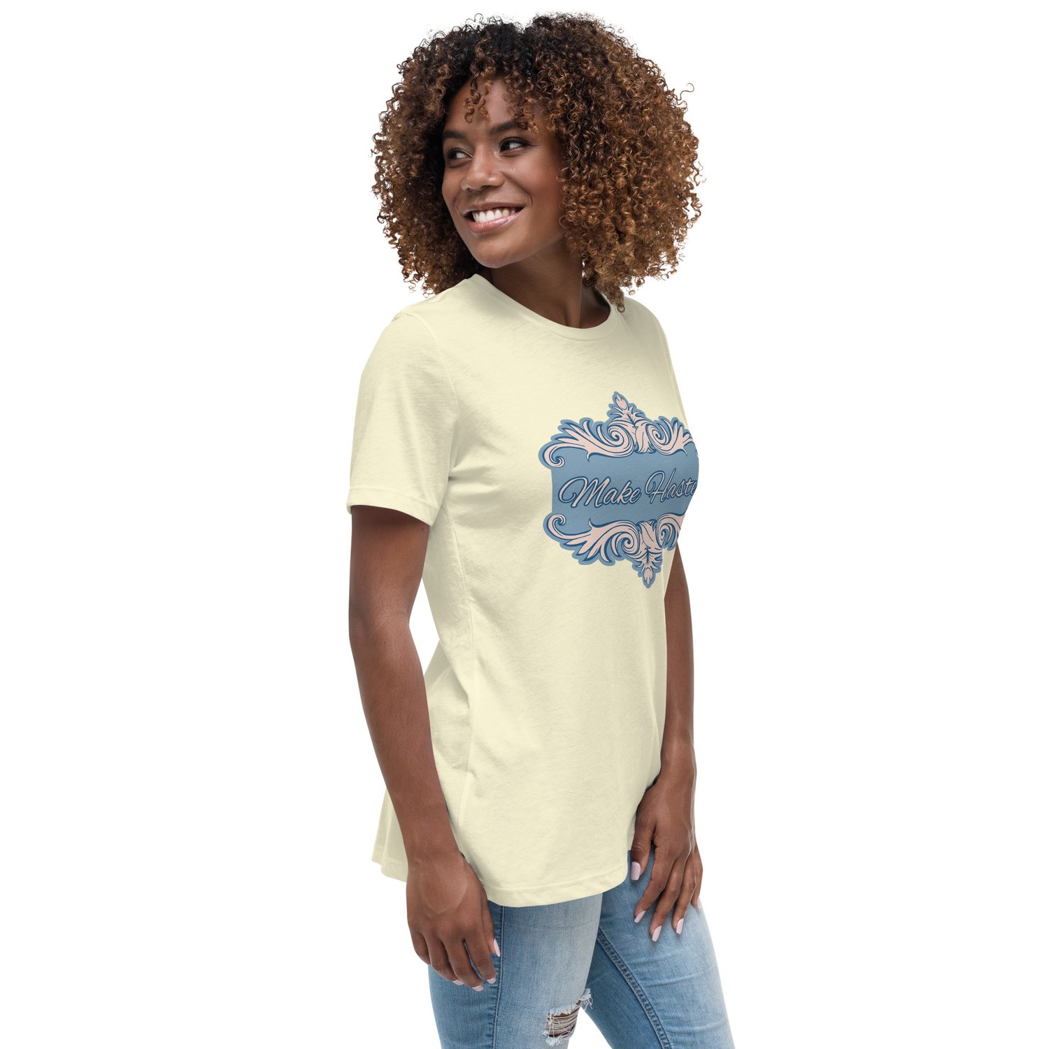 Image of Women's Relaxed T-Shirt Make haste! Bridgerton inspired 