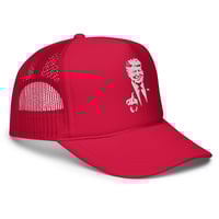 Image 5 of Trump Middle Finger Foam trucker hat PatriotsCo